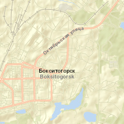 Boksitogorsk Street Map