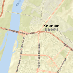 Kirishi Street Map