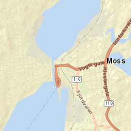 Moss Street Map