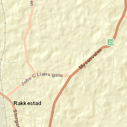 Rakkestad Street Map