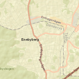 Enebyberg Street Map