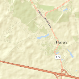 Haljala Street Map