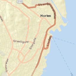 Horten Street Map