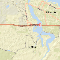 Sillamäe Street Map