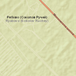 Ryabovo Street Map