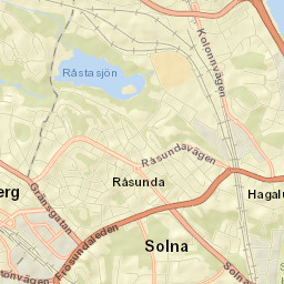 Råsunda Street Map