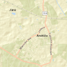 Aruküla Street Map