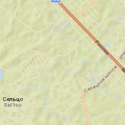 Lyuban’ Street Map