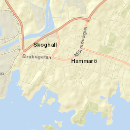 Skoghall Street Map