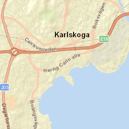 Karlskoga Street Map