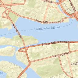 Kungsholmen Street Map