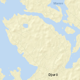 Djurö Street Map