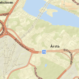 Årsta Street Map
