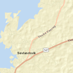 Sæveland Street Map