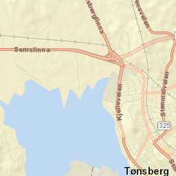 Tønsberg Street Map