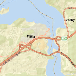 Fittja Street Map