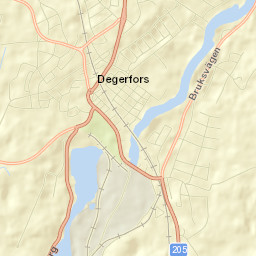 Degerfors Street Map