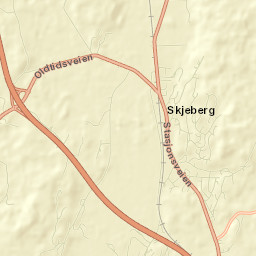 Skjeberg Street Map