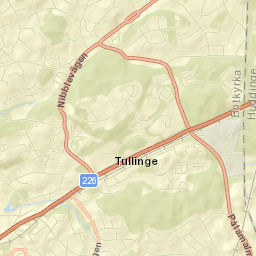 Tullinge Street Map