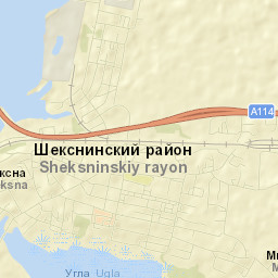 Sheksna Street Map