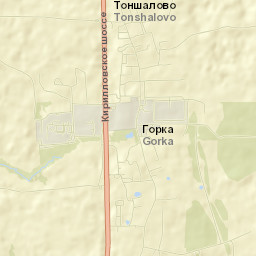 Tonshalovo Street Map