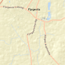 Fjugesta Street Map