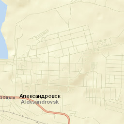 Aleksandrovsk Street Map
