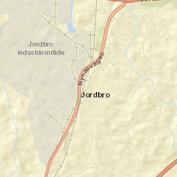 Jordbro Street Map