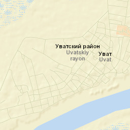 Uvat Street Map