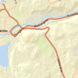 Halden Street Map