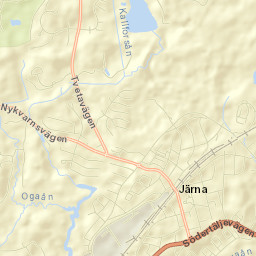 Järna Street Map