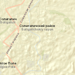 Soligalich Street Map