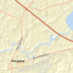 Vingåker Street Map