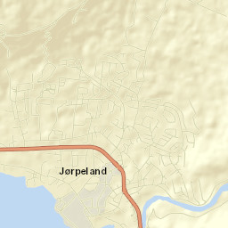 Jørpeland Street Map