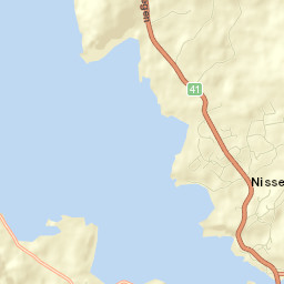 Nissedal Street Map