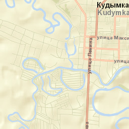 Kudymkar Street Map