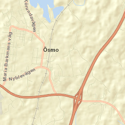 Ösmo Street Map