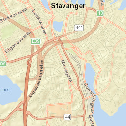 Stavanger Street Map