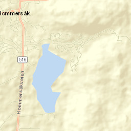 Hommersåk Street Map