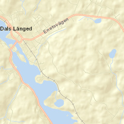 Dals Långed Street Map