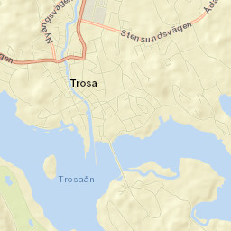 Trosa Street Map