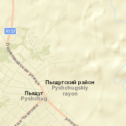 Pyshchug Street Map