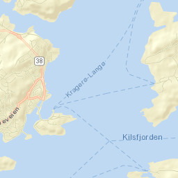 Kragerø Street Map