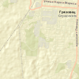Gryazovets Street Map