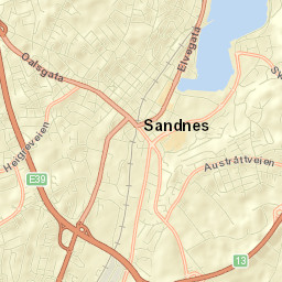 Sandnes Street Map