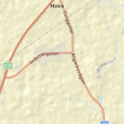 Hova Street Map
