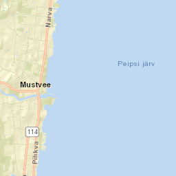 Mustvee Street Map