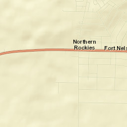Fort Nelson Street Map
