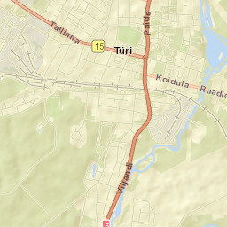 Türi Street Map