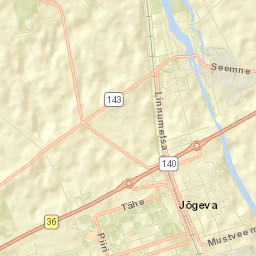 Jõgeva Street Map